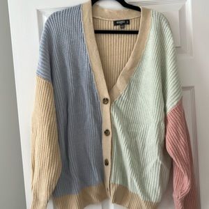 Missguided oversized cardigan size 10-12